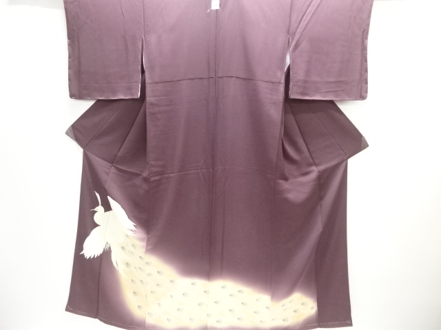 JAPANESE KIMONO / IRO-TOMESODE / UNUSED / PEACOCK